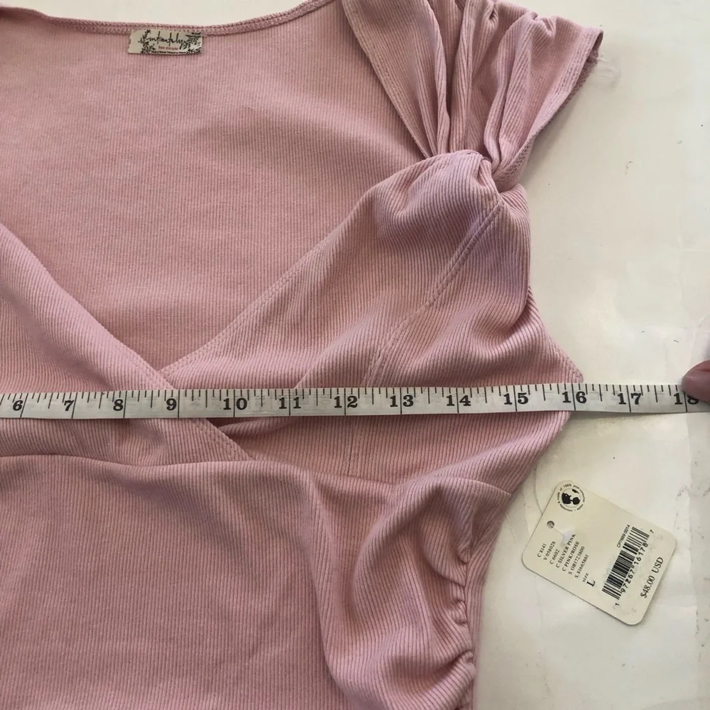 Free People Intimately FP Another Love Bodysuit in Silver Pink Size L - Picture 11 of 15